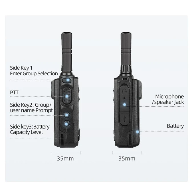 Push To Talk Network Walkie Talkie