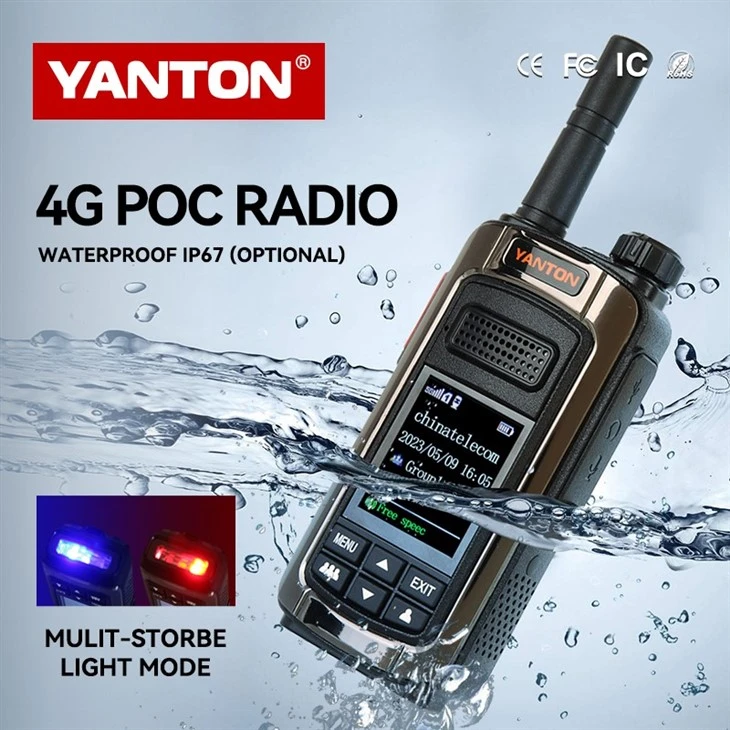 Ip67 Bluetooth Poc Walkie Talkie